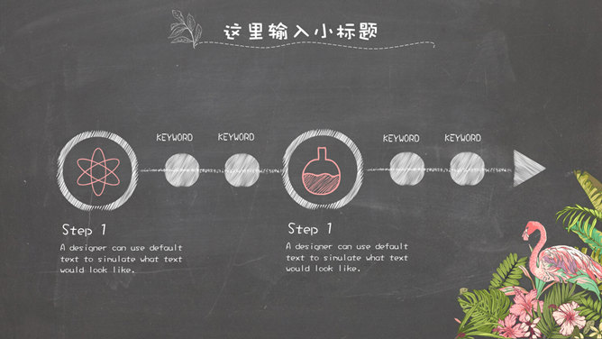 精美文艺复古花鸟PPT模板_第6页PPT效果图