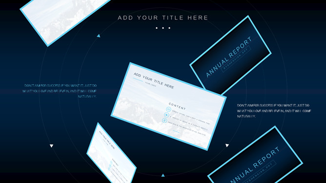 精美深蓝粒子科技风PPT模板_第5页PPT效果图