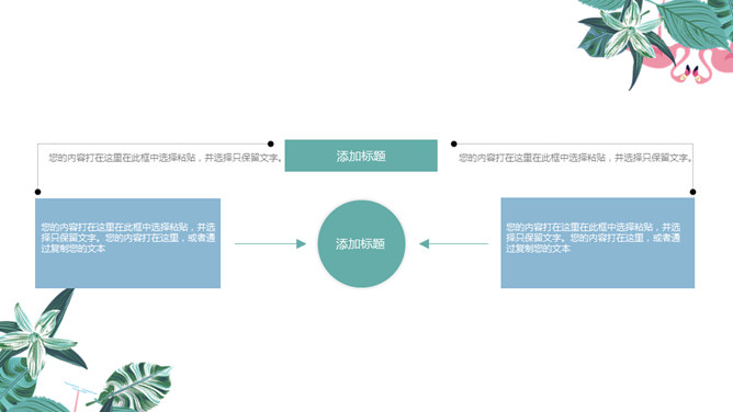 文艺清新工作汇报PPT模板_第13页PPT效果图