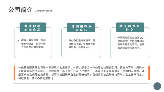 简洁商业融资计划书PPT模板_第3页PPT效果图