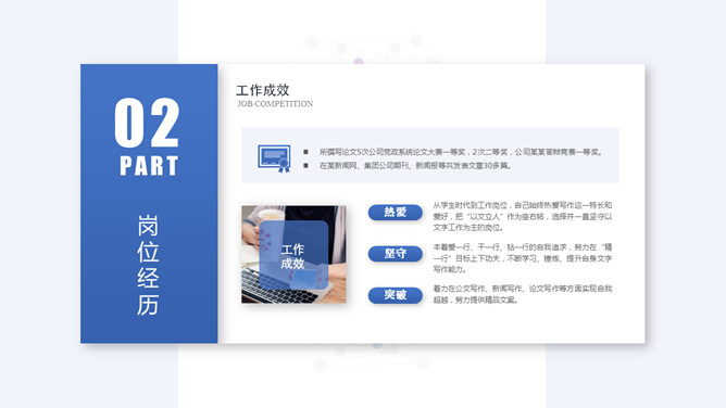 竞聘岗位个人简历PPT模板_第15页PPT效果图