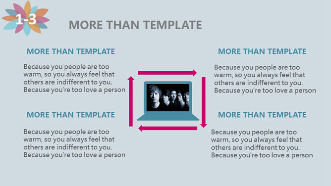 淡雅多色多功能通用PPT模板_第5页PPT效果图