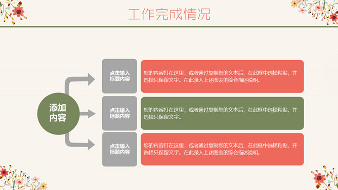 唯美藤蔓花朵花枝PPT模板_第11页PPT效果图