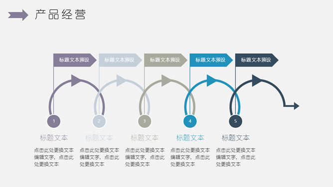 淡雅简约工作报告PPT模板_第14页PPT效果图