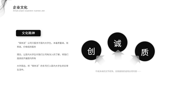极简黑灰商务汇报PPT模板_第8页PPT效果图