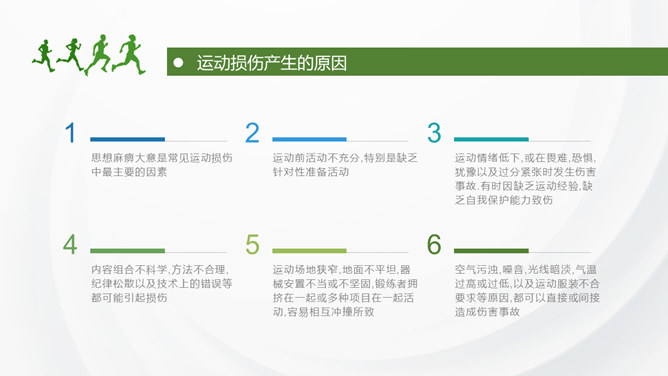 运动损伤的预防与处理PPT模板_第3页PPT效果图