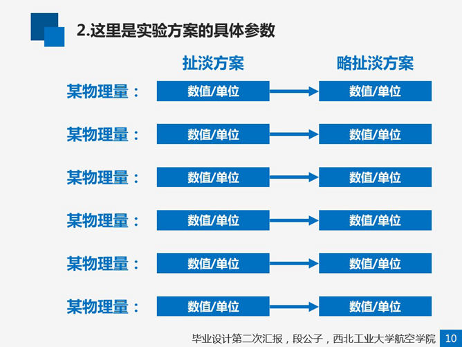 蓝色扁平化毕设答辩PPT模板_第7页PPT效果图