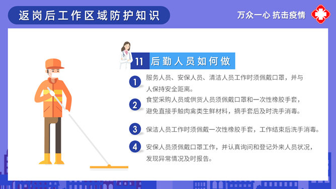 返岗复工新冠病毒预防PPT模板_第12页PPT效果图