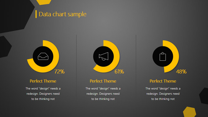 黑黄配色简洁动态商务PPT模板_第3页PPT效果图