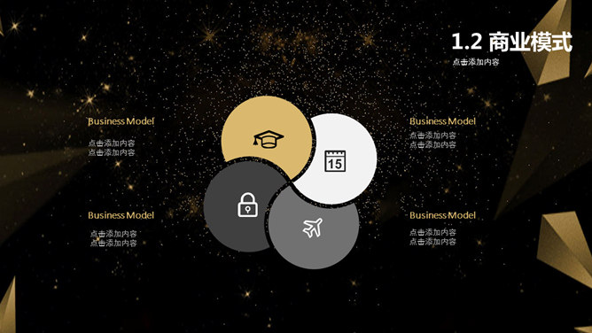 高端黑金商务汇报PPT模板_第4页PPT效果图