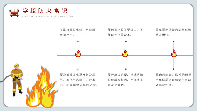 假期消防远离火灾PPT模板_第6页PPT效果图