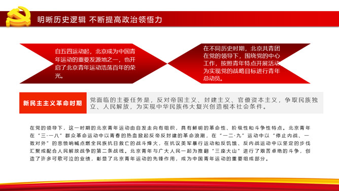 团员干部学习教育专题团课PPT模板_第7页PPT效果图