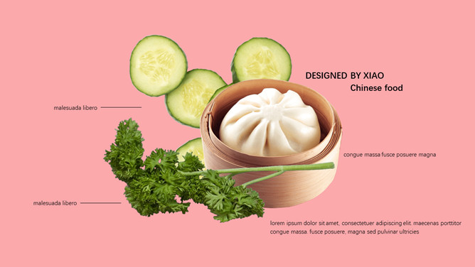 马卡龙配色蔬菜食材美食PPT模板_第8页PPT效果图