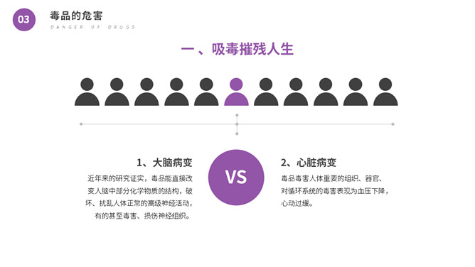 珍爱生命远离毒品教育PPT模板_第11页PPT效果图