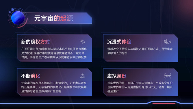 科幻风VR元宇宙介绍PPT模板_第7页PPT效果图