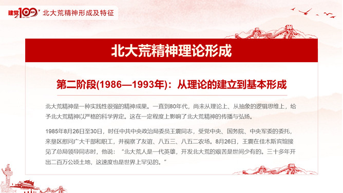 学习北大荒精神PPT模板_第12页PPT效果图