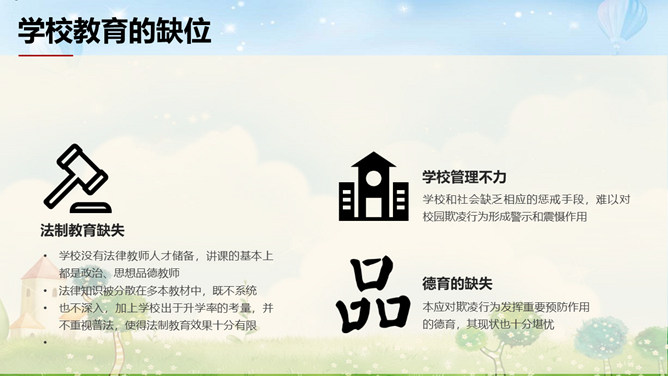 增加法制观念反校园欺凌PPT模板_第10页PPT效果图