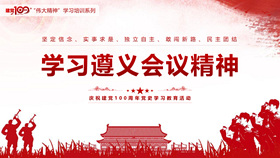学习遵义会议精神PPT模板