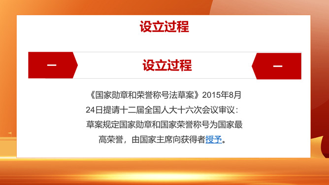 向共和国勋章英模学习PPT模板_第5页PPT效果图