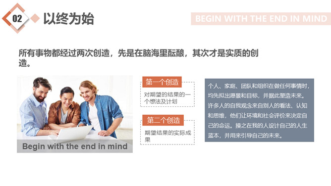 《高效能人士的七个习惯》读书心得PPT_第10页PPT效果图