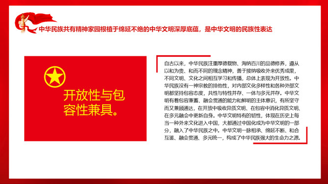 中华民族共有精神家园构成探析PPT模板_第7页PPT效果图