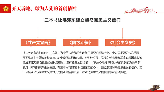 红船依旧初心不忘PPT模板_第14页PPT效果图