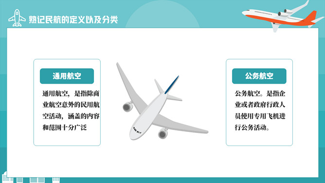 民航发展史科普知识PPT模板_第8页PPT效果图
