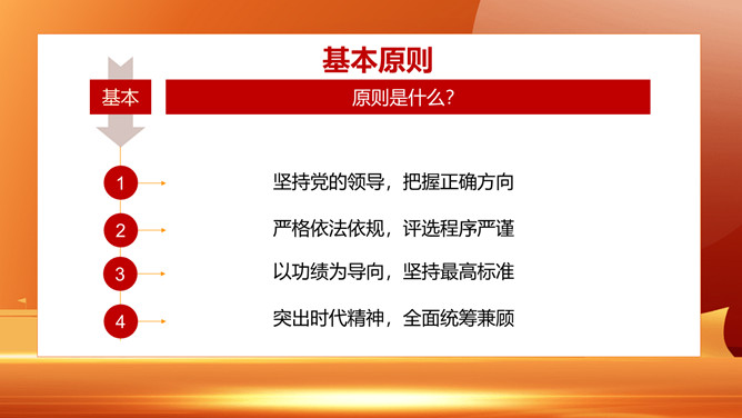 向共和国勋章英模学习PPT模板_第3页PPT效果图