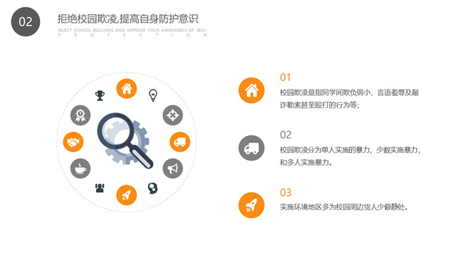 预防校园欺凌主题班会PPT模板_第5页PPT效果图