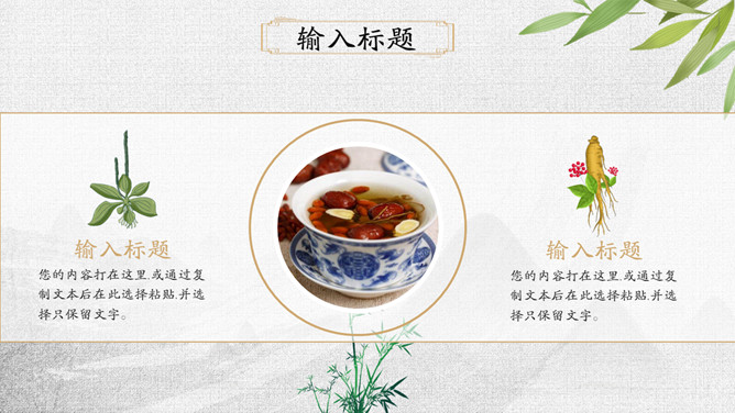 传统文化中医中药养生PPT模板_第6页PPT效果图