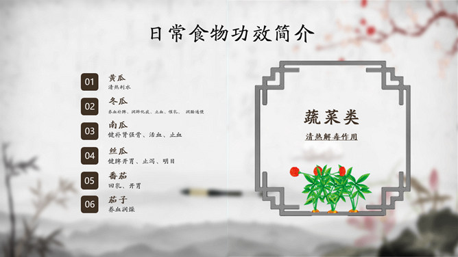 中医中药饮食与养生PPT模板_第11页PPT效果图