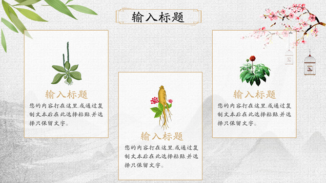 传统文化中医中药养生PPT模板_第11页PPT效果图