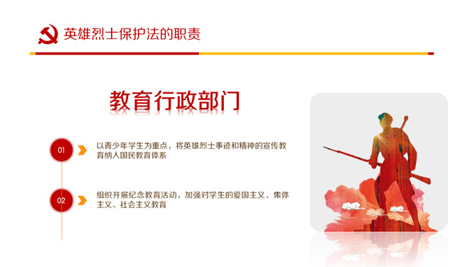 英雄烈士保护法学习PPT课件模板_第7页PPT效果图