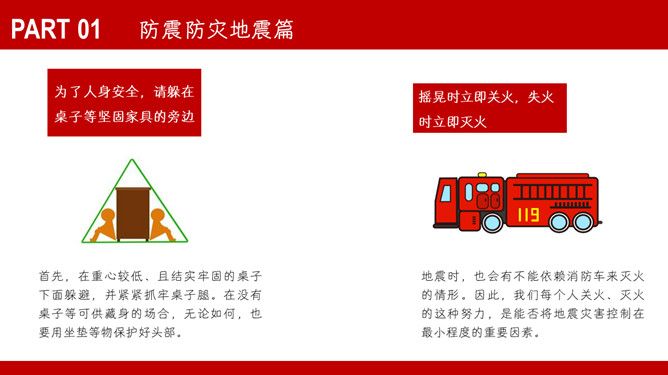 自然灾害安全教育PPT模板_第3页PPT效果图