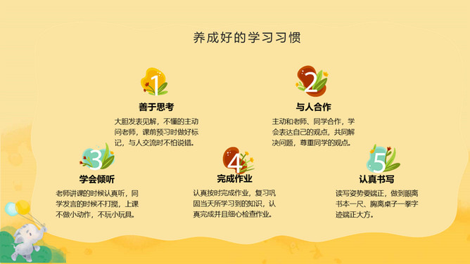 养成良好习惯班会PPT模板_第11页PPT效果图