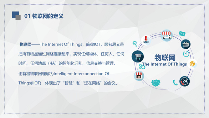 物联网知识介绍培训PPT模板_第3页PPT效果图
