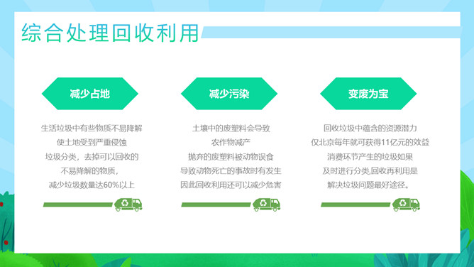 垃圾分类保护环境PPT模板_第9页PPT效果图