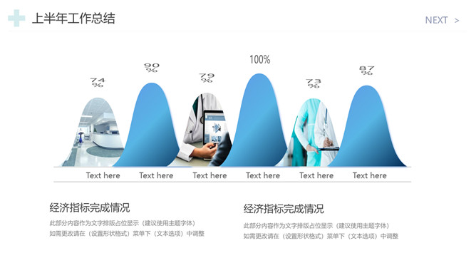 医院工作总结报告PPT模板_第9页PPT效果图