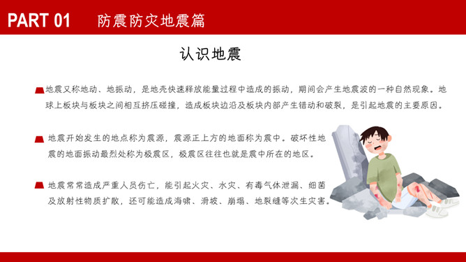 自然灾害安全教育PPT模板_第2页PPT效果图