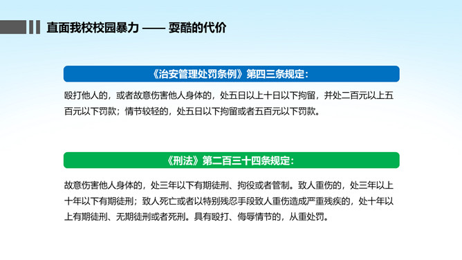 拒绝校园欺凌建立友善和谐校园PPT模板_第14页PPT效果图