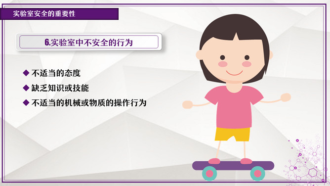 实验室安全教育培训PPT模板_第7页PPT效果图