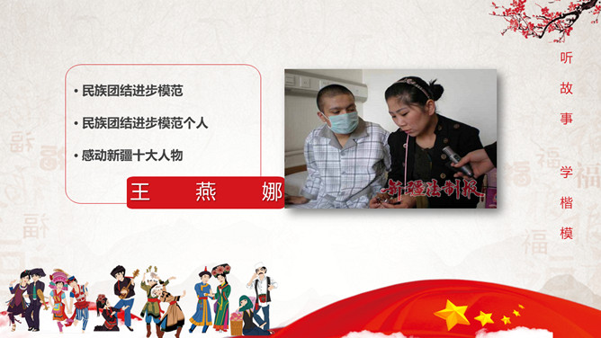 民族大团结共筑中国梦民族团结教育PPT模板_第12页PPT效果图
